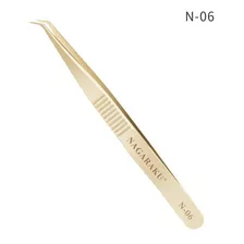 Pinza De Extensión De Pestañas Nagaraku N-06 Dorada