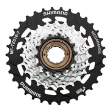 Roda Livre Catraca Tourney Tz510 Megarange 14/34 D Shimano Cor Única Quantidade Mínima De Dentes 34