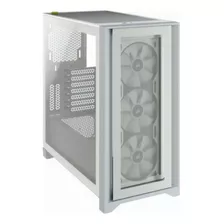 Gabinete Corsair Icue 4000x Rgb Midi-tower Atx Usb 3.0 B /vc Color Blanco