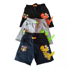 Pack 3 Shorts Algodón Bebé 