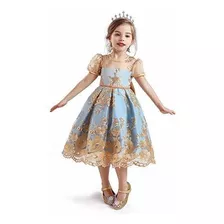 Vestido Princesa Niña Elegante Fiesta Boda Grado 3- 10 Añ
