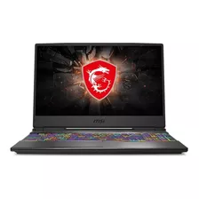 Notebook Gamer Msi Gl Series Gl65 Negra 15.6 , Intel Core I7 9750h 8gb De Ram 512gb Ssd, Nvidia Geforce Gtx 1660 Ti 1920x1080px Windows 10 Home