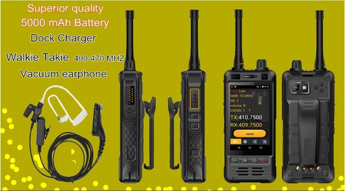 Celular Radio Walkie Talkie Xeno W5, 5000mah, Android, Ptt Foto 4