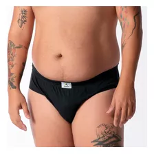 Cueca Plus Size Kit Com 12 Slip Tamanho 50 Ao 64 Algodão