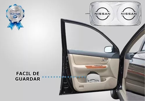 Cubresol Para Nissan Tiida Sedan 2016 Con Logo T1 Foto 5