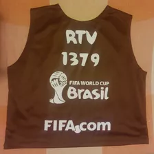 Colete Oficial Copa 2014 - Brasil Imprensa - Não É Camisa