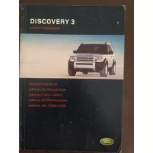 Manual Do Proprietário Da Land Rover Discovery 3 Ano 2007