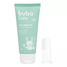 Gel Dental Sem Flúor C/ Escova Massageadora 16563 Buba Care