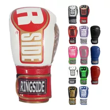 Guantes De Boxeo Ringside Large White/red