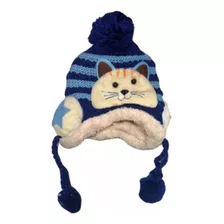 Gorro De Lana Plush Calido Y Comodo Forma De Gatito