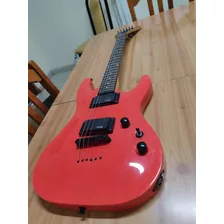 Guitarra Electrica Stagg Heavy Ultra - Rojo