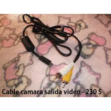 Cable Para Camaras Digitales Salidas Rca