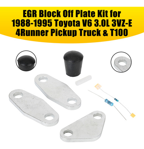 Kit De Placas Egr Block Off Para Camioneta Toyota 4runner T1 Foto 8