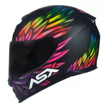 Capacete Moto Feminino Masculino Asx Eagle+viseiraextra Fume