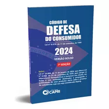 Livro Código De Defesa Do Consumidor De Bolso 7ª Edição 2024
