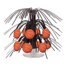 Beistle Basketball Mini Cascade Pieza Central, 7 1/2-inch, N