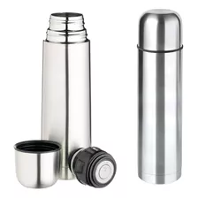 Garrafa Térmica Mini 350 Ml Aço Inox Tampa Copo Inquebrável