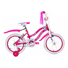 Bicicleta Para Niñas R16 Llantas Aire Y Entrenamiento Sunny Color Rosa
