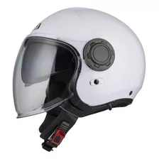 Capacete Moto Nzi Ringway Duo Branco