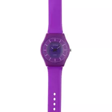 Reloj De Mujer Extra Liviano Color Violeta Marca Status S23g