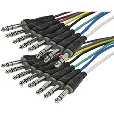 Monoprice 8 Canales 1/4 Pulgadas Trs De 1 Metro Cable Macho 