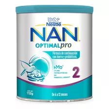 Leche De Fórmula En Polvo Sin Tacc Nestlé Nan Optipro 2 En Lata De 1 De 720g - 6 A 12 Meses