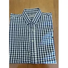 Camisa Hombre Edmonds Cuadrille Bco.ngro. Talle 43/44