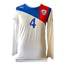 Camiseta Puma Selección Chile Manga Larga #4 Utilería Nueva.