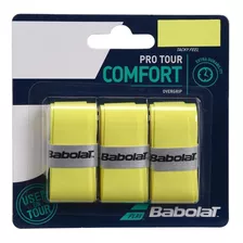 Overgrip Babolat Pro Tour Comfort Amarelo Pack 3 Unidades