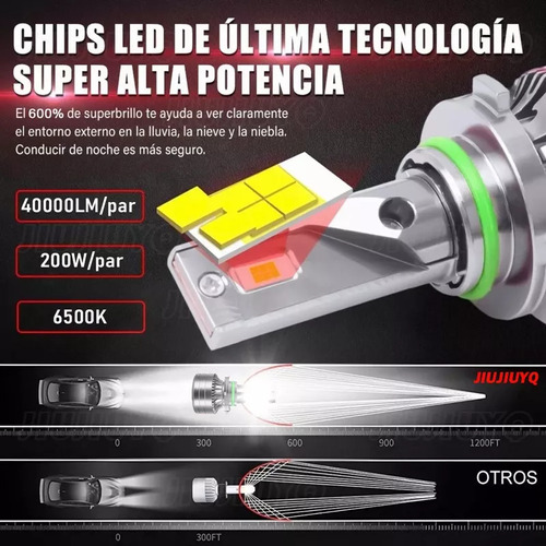 Kit De Faros Led Para Chevrolet High/low Beam 9005 9006 Foto 3