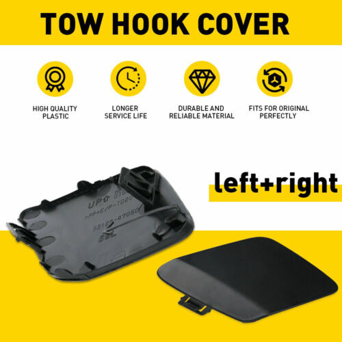 2x Front Bumper Tow Hook Eye Cover Cap For Toyota Prius  Oad Foto 3