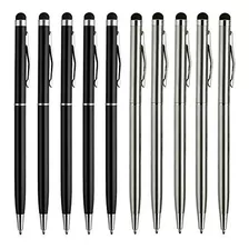 Stylus Pen, Urophylla 10pcs Universal 2 En 1 Boligrafo Capa