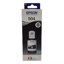 Refil Tinta Epson 504 Preto L4150 L4160 L 6161 L6171 L6191