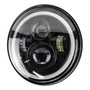 Foco De 7'' H4 Con Alta/baja Y Ojo De ngel Jeep Wrangler Jeep Wrangler