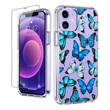 Funda Para iPhone 12 (diseno De Mariposas)