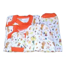 Ajuar Estampado Bebés De 0-3 Meses Algodón - Solcolorbaby