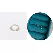 Piercing Feminino De Prata Super Brilhante Prata Legítima 