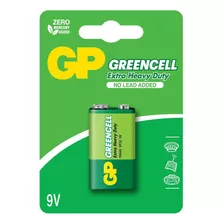 100 Baterias Gp Batteries Greencell Zinco Carvão 9v Blister