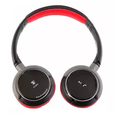 Audífonos Diadema Kaiser Mh-9086 Manos Libres Bluetooth Color Rojo