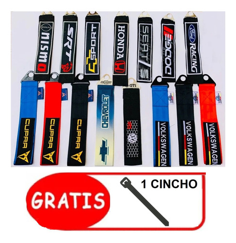 Tow Strap Tiron Jalon De Tela Ford Chevrolet Gti Nissan Seat Foto 5