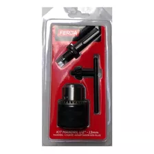 Kit Mandril + Chave Aperto Mandril 13mm 1/2 Adaptador Sds