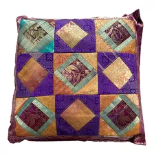 Almohadones Decorativos 40x40 Vintage India Patchwork 59588