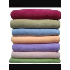 4 Cobijas Fleece Económica Todos Los Colores 0.65*1.00