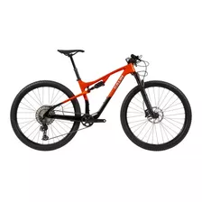 Bicicleta Carbon Elite Fs Slx 12v Canote Retrátil 2021 Caloi Cor Vermelho Tamanho Do Quadro P