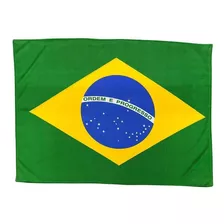 Bandeira Do Brasil 150x90cm Dupla Face Sublimado Dois Panos