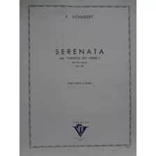 Partitura Canto E Piano Serenata Em Dó Menor Op 50 Schubert