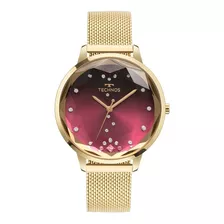 Relógio Technos Feminino Cristal Dourado 2036mpt/1x Original