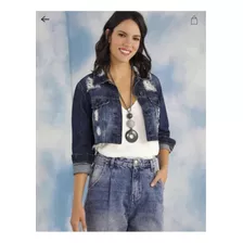 Jaqueta Jeans Feminina Linda