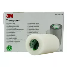 Cinta Transpore Marca 3m 7.5 Cm 3 In Caja Con 4 Rollos