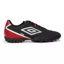 Chuteira Umbro Attak Eternal Society Preto/vermelho